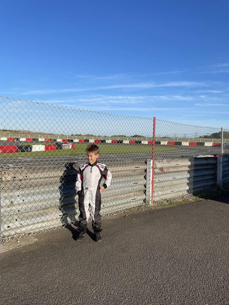 Trackside on race day